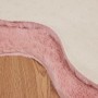 Alfombra de Piel Sintética de Conejo Olite Rosa 50 x 80 cm en Alfombras | Comprar online en Foru.es