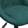 Silla de comedor de terciopelo verde oscuro en Sillas de comedor | Comprar online en Foru.es