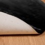 Alfombra de Piel Sintética de Conejo Olite Negro Ø 100 cm en Alfombras | Comprar online en Foru.es