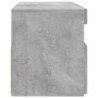 Mueble de TV con luces LED gris hormigón 60x35x40 cm de vidaXL, Muebles TV - Ref: Foro24-804417, Precio: 41,43 €, Descuento: %