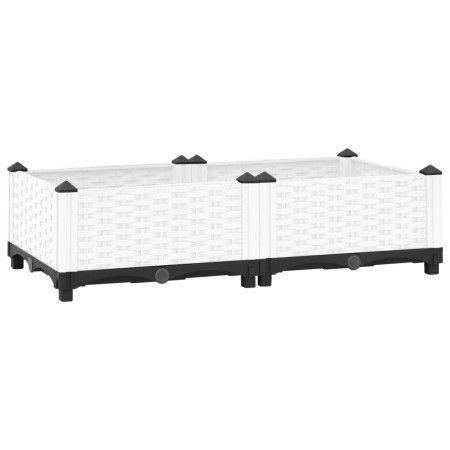 Arriate polipropileno 80x40x23 cm de vidaXL, Maceteros y jardineras - Ref: Foro24-153305, Precio: 46,36 €, Descuento: %