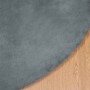Alfombra de Piel Sintética de Conejo Olite Antracita Ø 100 cm en Alfombras | Comprar online en Foru.es