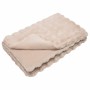 Manta de Piel de Conejo Sintética Beige 220 x 240 cm Poliéster en Ropa de cama | Comprar online en Foru.es