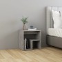 Mesitas de noche 2 uds contrachapada gris hormigón 40x30x40 cm de vidaXL, Mesitas de noche - Ref: Foro24-806337, Precio: 42,7...