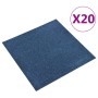 Baldosas de suelo de moqueta 20 uds 5 m² 50x50 cm azul oscuro en Materiales de construcción | Comprar online en Foru.es