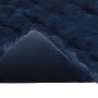 Manta de Piel de Conejo Sintética Azul Marino 220 x 240 cm en Ropa de cama | Comprar online en Foru.es