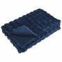 Manta de Piel de Conejo Sintética Azul Marino 240 x 270 cm en Ropa de cama | Comprar online en Foru.es