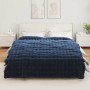 Manta de Piel de Conejo Sintética Azul Marino 240 x 270 cm en Ropa de cama | Comprar online en Foru.es