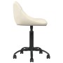 Silla de oficina de terciopelo crema en Sillas de oficina | Comprar online en Foru.es