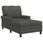 Sillón reclinable con cojín Negro 91 x 157 x 91 cm PU antiguo en Divanes | Comprar online en Foru.es