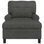 Sillón reclinable con cojín Negro 91 x 157 x 91 cm PU antiguo en Divanes | Comprar online en Foru.es