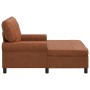 Sillón reclinable con cojín Marrón 91 x 157 x 91 cm PU antiguo en Divanes | Comprar online en Foru.es