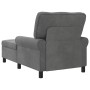 Sillón reclinable Gris oscuro 91 x 157 x 91 cm Terciopelo en Divanes | Comprar online en Foru.es
