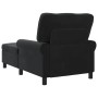Sillón reclinable con cojín Negro 91 x 157 x 91 cm Terciopelo en Divanes | Comprar online en Foru.es