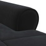 Sillón reclinable con cojín Negro 91 x 157 x 91 cm Terciopelo en Divanes | Comprar online en Foru.es