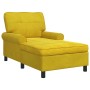 Sillón reclinable Amarillo 91 x 157 x 91 cm Terciopelo en Divanes | Comprar online en Foru.es