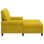 Sillón reclinable Amarillo 91 x 157 x 91 cm Terciopelo en Divanes | Comprar online en Foru.es