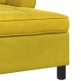Sillón reclinable Amarillo 91 x 157 x 91 cm Terciopelo en Divanes | Comprar online en Foru.es