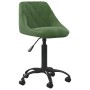 Silla de oficina de terciopelo verde oscuro en Sillas de oficina | Comprar online en Foru.es