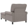 Sillón reclinable con cojín Taupé 91 x 157 x 91 cm tela en Divanes | Comprar online en Foru.es