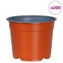 Maceta de flores 200 pcs Cerámica Ø 15 x 12.5 cm Plástico en Macetas y jardineras | Comprar online en Foru.es