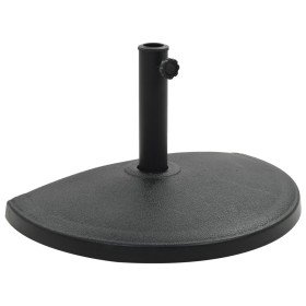 Base de sombrilla de semicírculo de poliresina negra 15 kg en Bases para sombrillas | Comprar online en Foru.es