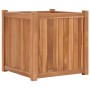 Arriate elevado madera maciza de teca 50x50x50 cm en Macetas y jardineras | Comprar online en Foru.es