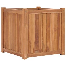 Arriate elevado madera maciza de teca 50x50x50 cm en Macetas y jardineras | Comprar online en Foru.es