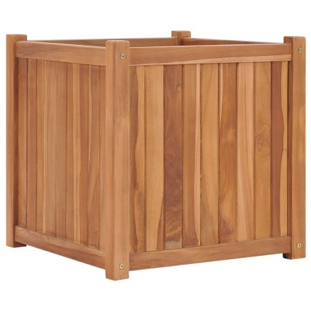 Arriate elevado madera maciza de teca 50x50x50 cm en Macetas y jardineras | Comprar online en Foru.es