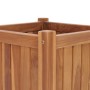 Arriate elevado madera maciza de teca 50x50x50 cm en Macetas y jardineras | Comprar online en Foru.es
