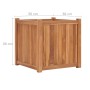 Arriate elevado madera maciza de teca 50x50x50 cm en Macetas y jardineras | Comprar online en Foru.es