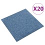 Baldosas de suelo de moqueta 20 uds 5 m² 50x50 cm azul en Materiales de construcción | Comprar online en Foru.es