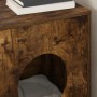 Casa para Gatos Roble ahumado 42,5 x 40 x 52,5 cm en Mobiliario para gatos | Comprar online en Foru.es