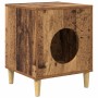 Casa para Gatos Madera vieja 42,5 x 40 x 52,5 cm en Mobiliario para gatos | Comprar online en Foru.es