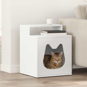 Casa para Gatos 42.5 x 40 x 52.5 cm Madera de ingeniería en Mobiliario para gatos | Comprar online en Foru.es