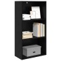 Estante de libros Roble Negro 60 x 30 x 76.5 cm en Librerías y estanterías | Comprar online en Foru.es