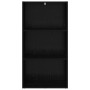 Estante de libros Roble Negro 60 x 30 x 76.5 cm en Librerías y estanterías | Comprar online en Foru.es