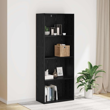 Librería Roble Negro 60 x 30 x 151,5 cm Madera de ingeniería en Librerías y estanterías | Comprar online en Foru.es