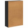Estante de libros Roble Negro 60 x 30 x 76.5 cm en Librerías y estanterías | Comprar online en Foru.es