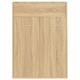 Mueble zapatero de madera contrachapada color roble 60x35x84cm en Zapateros y organizadores de calzado | Comprar online en Foru.
