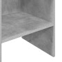 Estantería de madera contrachapada gris hormigón 40x35x180 cm en Librerías y estanterías | Comprar online en Foru.es