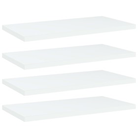 Estantes de estantería 4 uds contrachapada blanco 40x20x1,5 cm en Estanterías | Comprar online en Foru.es