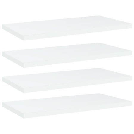 Estantes de estantería 4 uds contrachapada blanco 40x20x1,5 cm en Estanterías | Comprar online en Foru.es