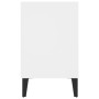 Mueble de TV con patas de metal blanco 103,5x30x50 cm en Muebles TV | Comprar online en Foru.es