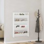 Zapateros de pared 2 uds madera contrachapada blanco 80x18x60cm en Zapateros y organizadores de calzado | Comprar online en Foru