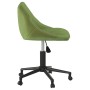 Silla de comedor giratoria de terciopelo verde claro en Sillas de comedor | Comprar online en Foru.es