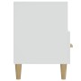 Mueble para TV madera contrachapada blanco 102x36x50 cm en Muebles TV | Comprar online en Foru.es