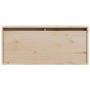 Armario de pared de madera maciza de pino 80x30x35 cm en Estanterías | Comprar online en Foru.es