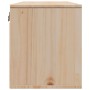 Armario de pared de madera maciza de pino 80x30x35 cm en Estanterías | Comprar online en Foru.es