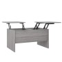 Mesa de centro madera de ingeniería gris Sonoma 80x50x42,5 cm en Mesas de centro | Comprar online en Foru.es